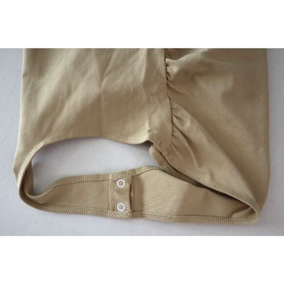 WeWoreWhat WWT109-01 Women's Sz Medium Beige Ruched Strapless Bodysuit - Picture 8 of 8